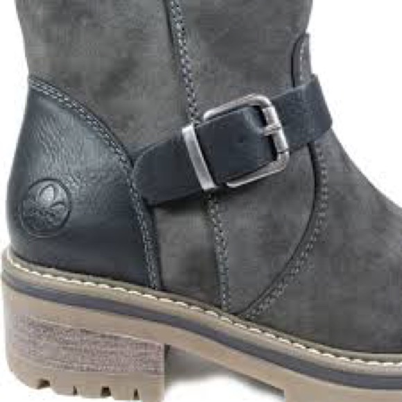 Rieker female winter boot, size 39, maroon brown in perfect condition - Picture 6 of 6